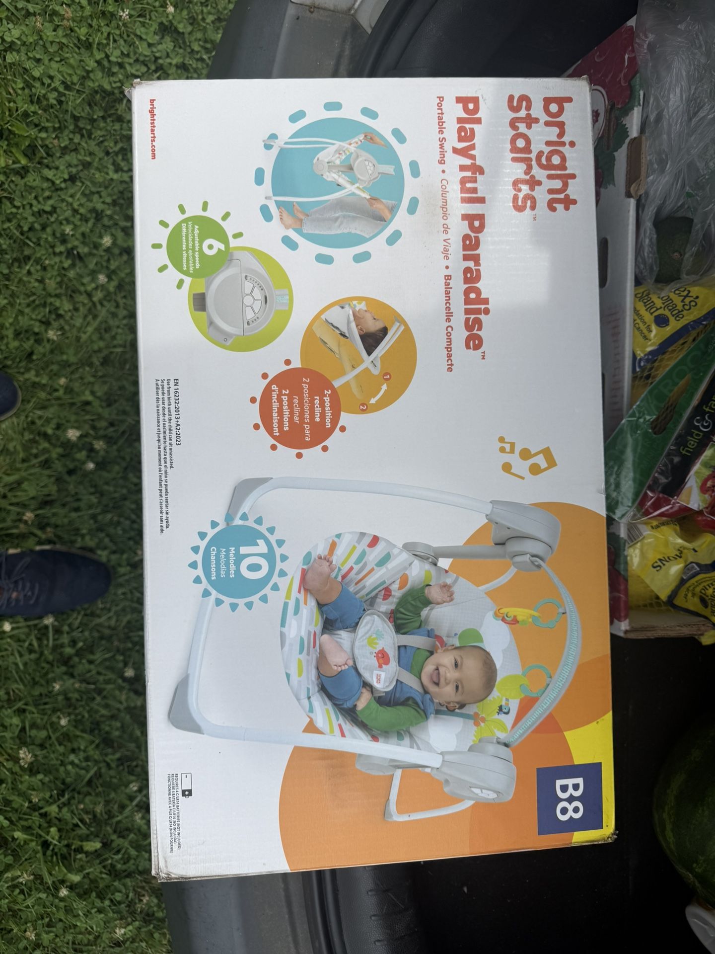 Portable Electric Toddler Swing