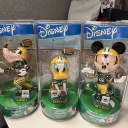 Green Bay Packers Disney Bobble heads 