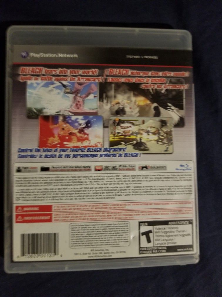 Bleach Soul Resurreccion For Ps3
