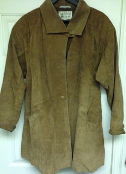 Woman's brown leather jacket