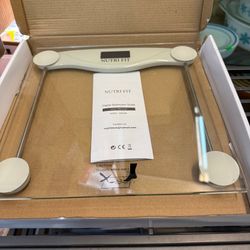 NutriFit Digital Bathroom Scale for Body Weight Loss Like New