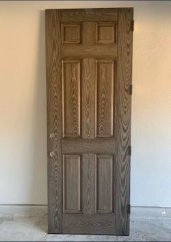 8 Foot Solid Oak Door