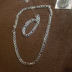 20" Silver Cuban Link