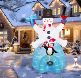 Christmas Snowman Igloo Inflatable 