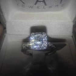 4+kt Neal Lane Emerald Cut Real Diamond Ring