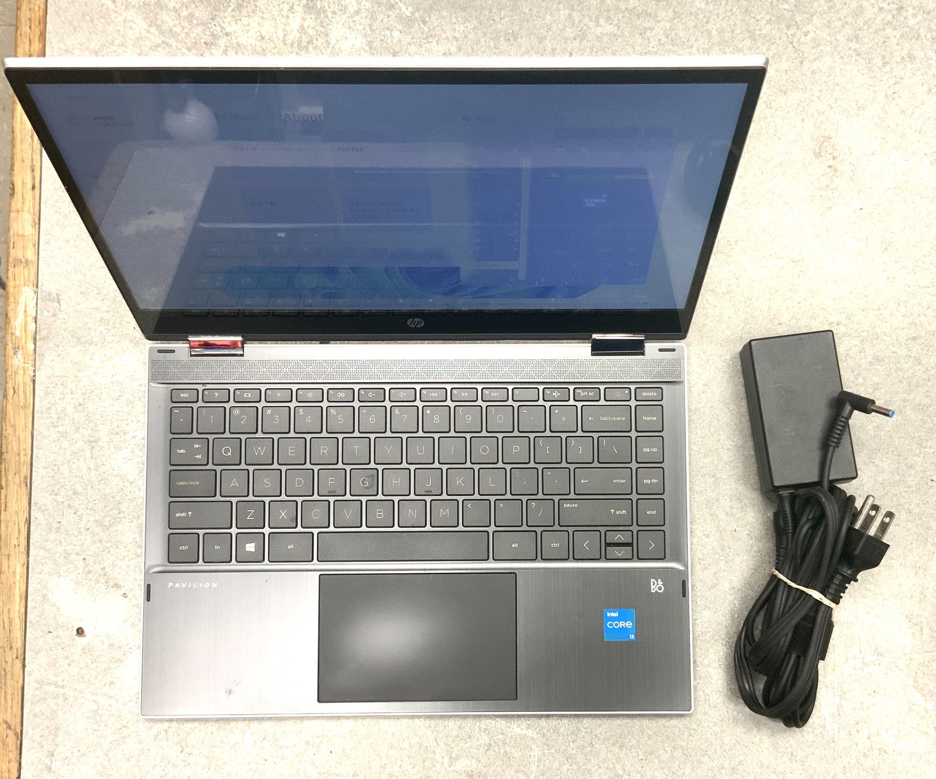 HP Pavilion 360 Convertible 120 GB Memory Storage 16 GB RAM Intel I3 Windows 11 Laptop Touch Screen Foldable Notebook Wifi Bluetooth SD Card USB HDMI