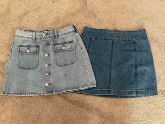 Womens Jean Skirts