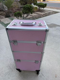 3 in 1 Aluminum Cosmetic Make-Up Tattoo Box, Case,