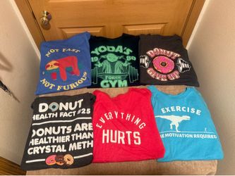 Workout T-shirt, bundle size 2XL