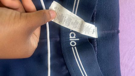 Blue alo leggings size L