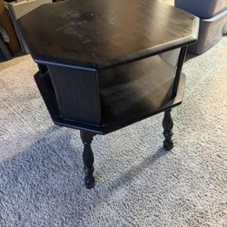 Solid Wood Farmhouse Style Side Table