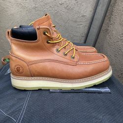 LATHER WORK BOOTS SIZE 11 MENS 