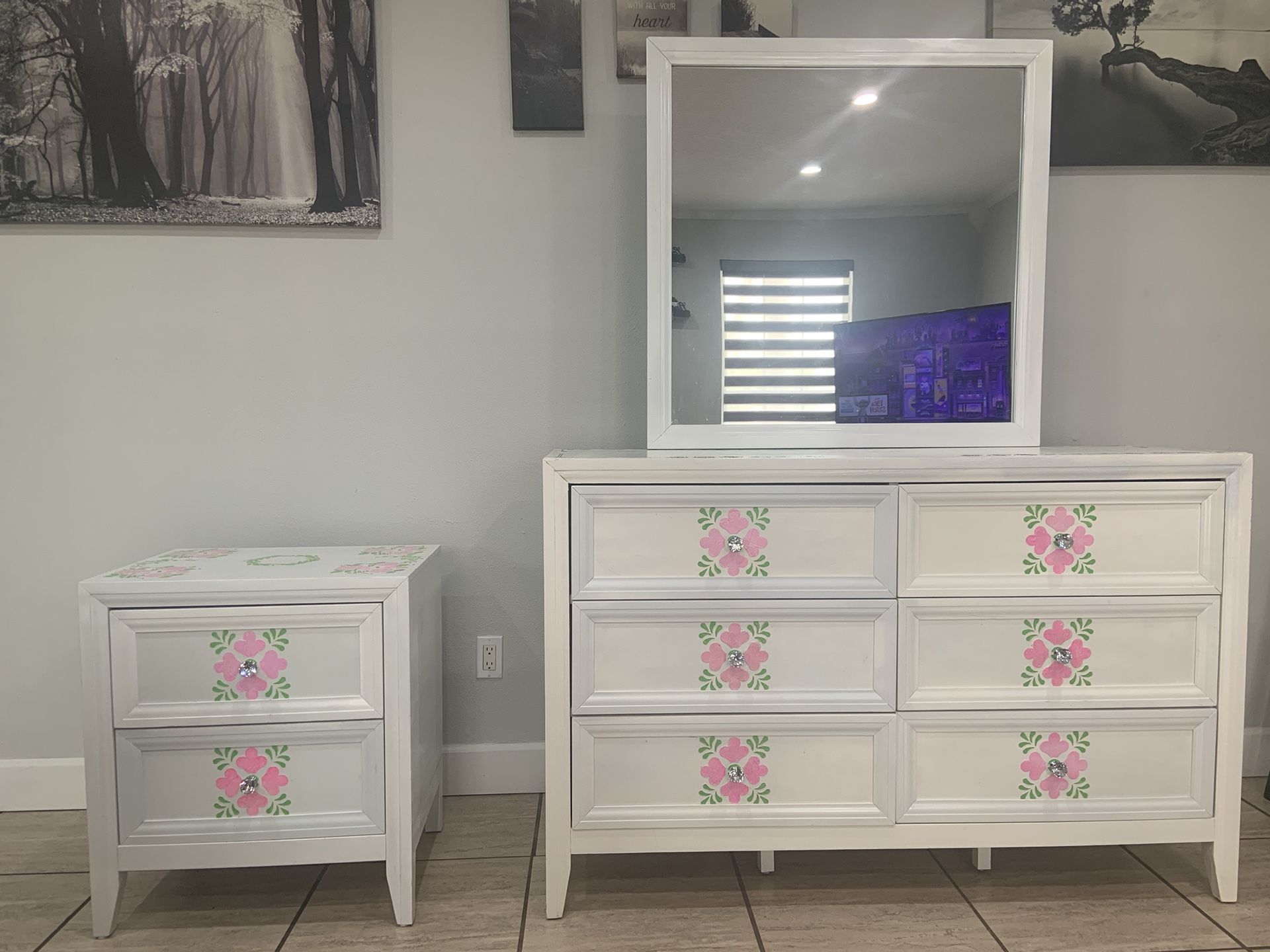 Floral Furniture Set (2 pc.)