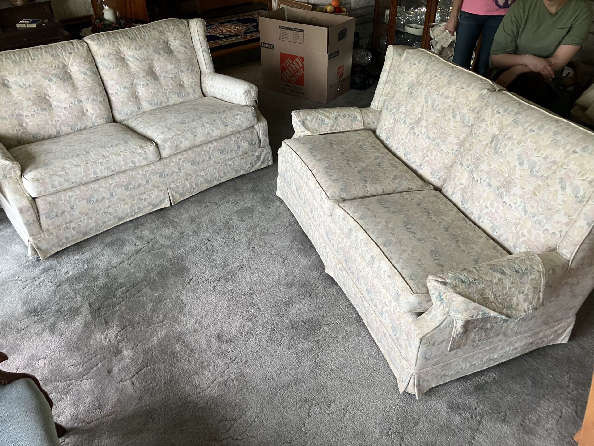 Older Set Of Couches 