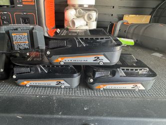 Ridgid Impact Driver/Drill, Batteries, Charger