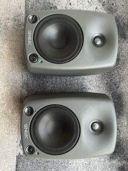 Used Pair of Genelec 8030A Bi-Amplified Studio Monitor Active Wired XLR 80W Black 2-Way