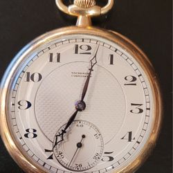 1915 Vacheron Constantin 14K Gold Pocket Watch - 44mm