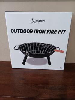 Journeyman outdoor iron firepit