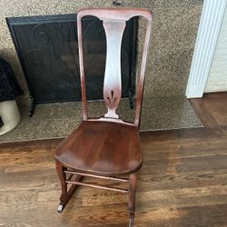 Antique Wood Rocking Chair 