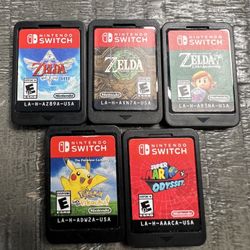 Super Mario Zelda Tears Of The Kingdom Pokemon Pikachu Nintendo Switch