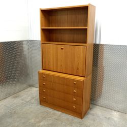 Scandinavian Teak Cabinet w/ Drawers