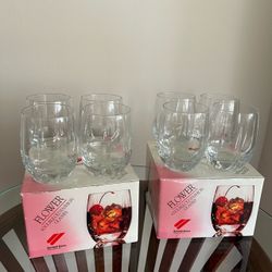 Set of 8 Bormioli Rocco Double Old‑Fashioned Glasses