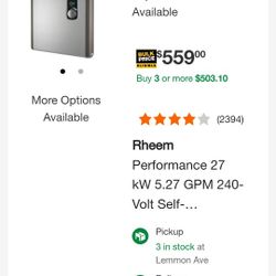 Tankless
