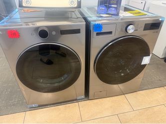 Lg front load washer and gas dryer