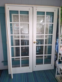 FRENCH  Doors. With Header