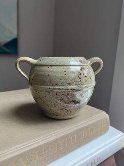Small Handcrafted Accent Vase ( H4” D6” ) firm on price