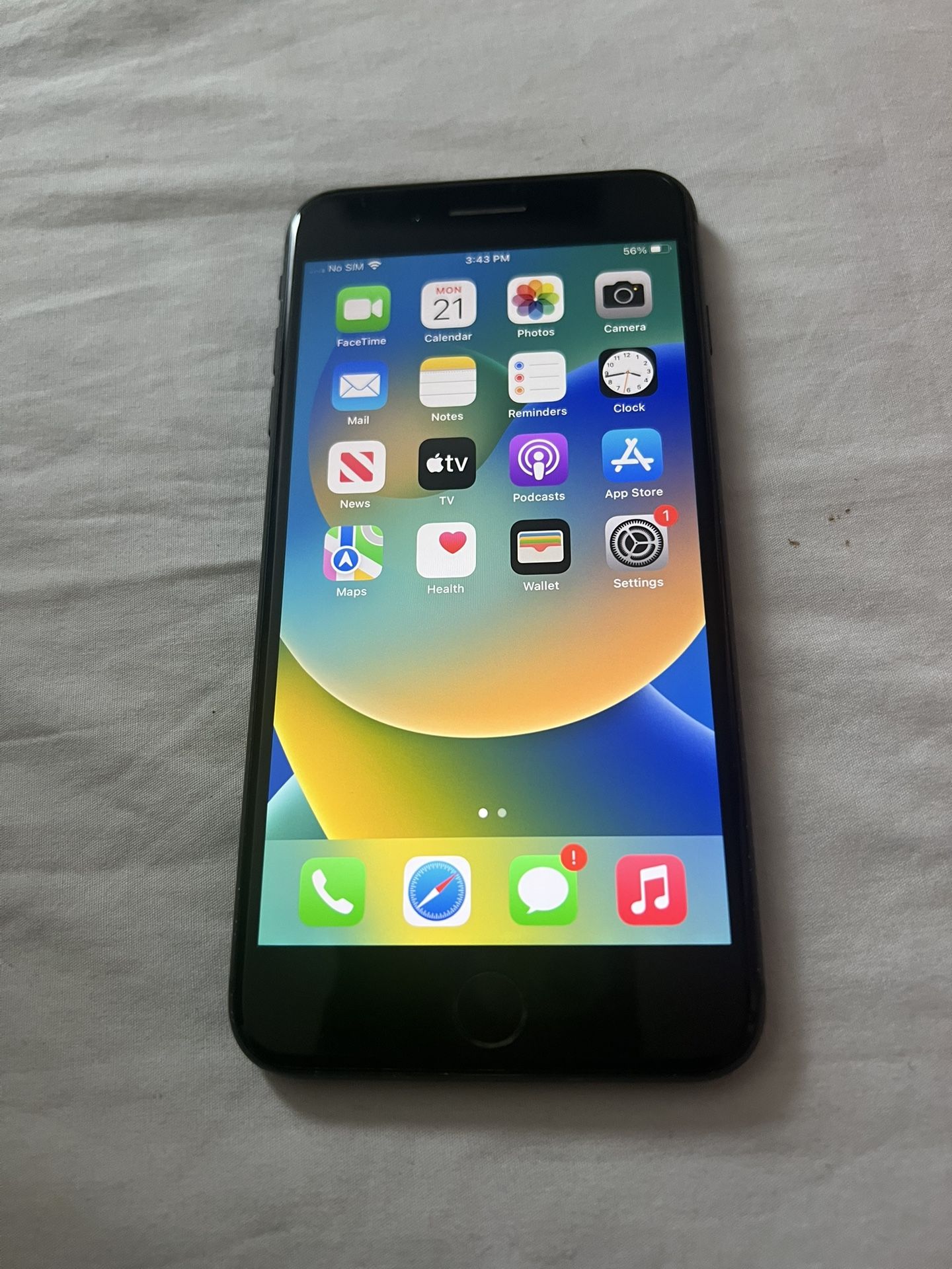 Apple iPhone 8 Plus 256gb Black Unlocked