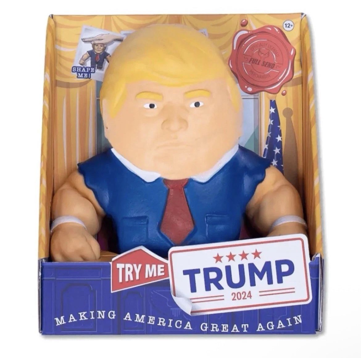 FULL SEND Donald Trump Toy  (Limited Collectible!) NEW & SEALED