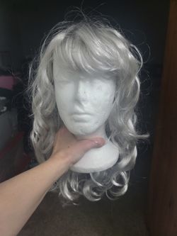 Silver Long Haired Wig