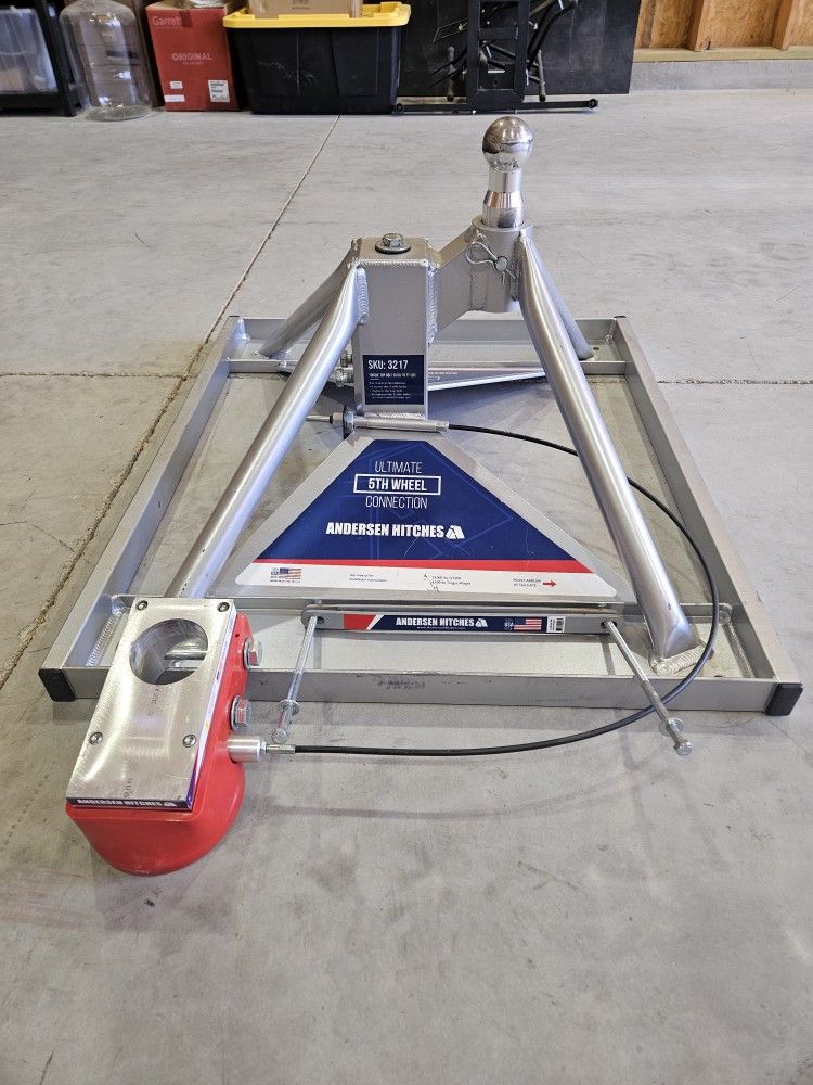 Ultimate Fifth Wheel Connection | Aluminum Gooseneck Mount Trailer Hitch Adapter (Raised Version) | Towing Accessories | ONE Person Install or Removal