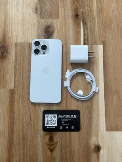 📱 iPhone 15 Pro Max | 256GB | White Titanium | Unlocked (Any Carrier)