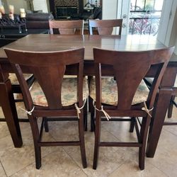Kitchen High Top Table With 8 Chairs