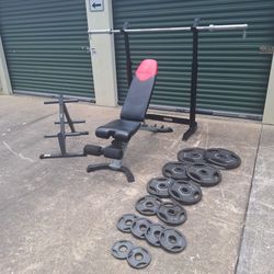 Olympic gym set