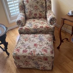 chair and ottoman