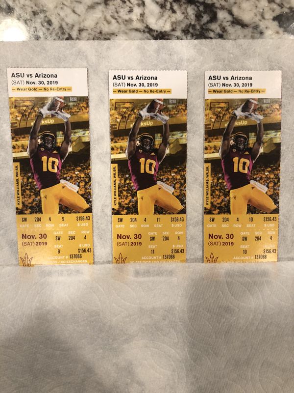 ASU / U of A Football Tickets for Sale in Phoenix, AZ OfferUp