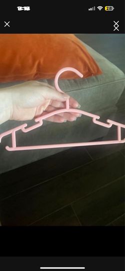 Pink hangers