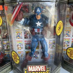 Marvels 2006 ICON Captain America 🇺🇸 Figure With Mask 
