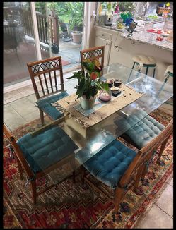 Glass Table & Chairs