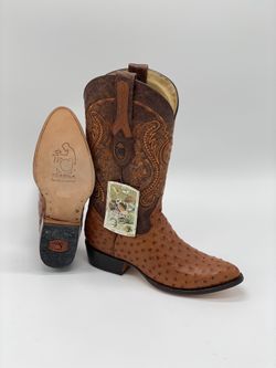 Genuine Ostrich Boots/ Botas de Avestruz Original