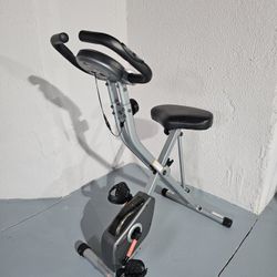 Gently Used Exerpeutic Folding Exercise Bike, 8 Levels of Resistance Stationary Bike

