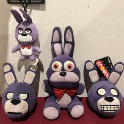 FNAF Plushy Bonnie Bundle Of 4