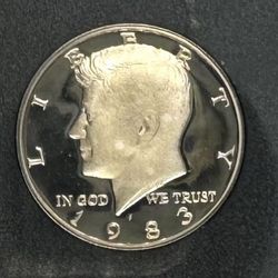 Half Dollar 1983 S. Collectible coin USA. Proof 