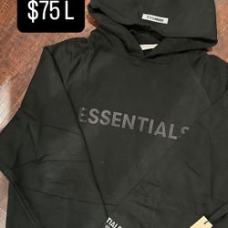 Essentials Hoodie in Black