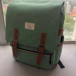 Modoker Vintage Laptop Backpack for | Women Men,Travel Backpacks | with B Charging Port Fashion Backpacks
