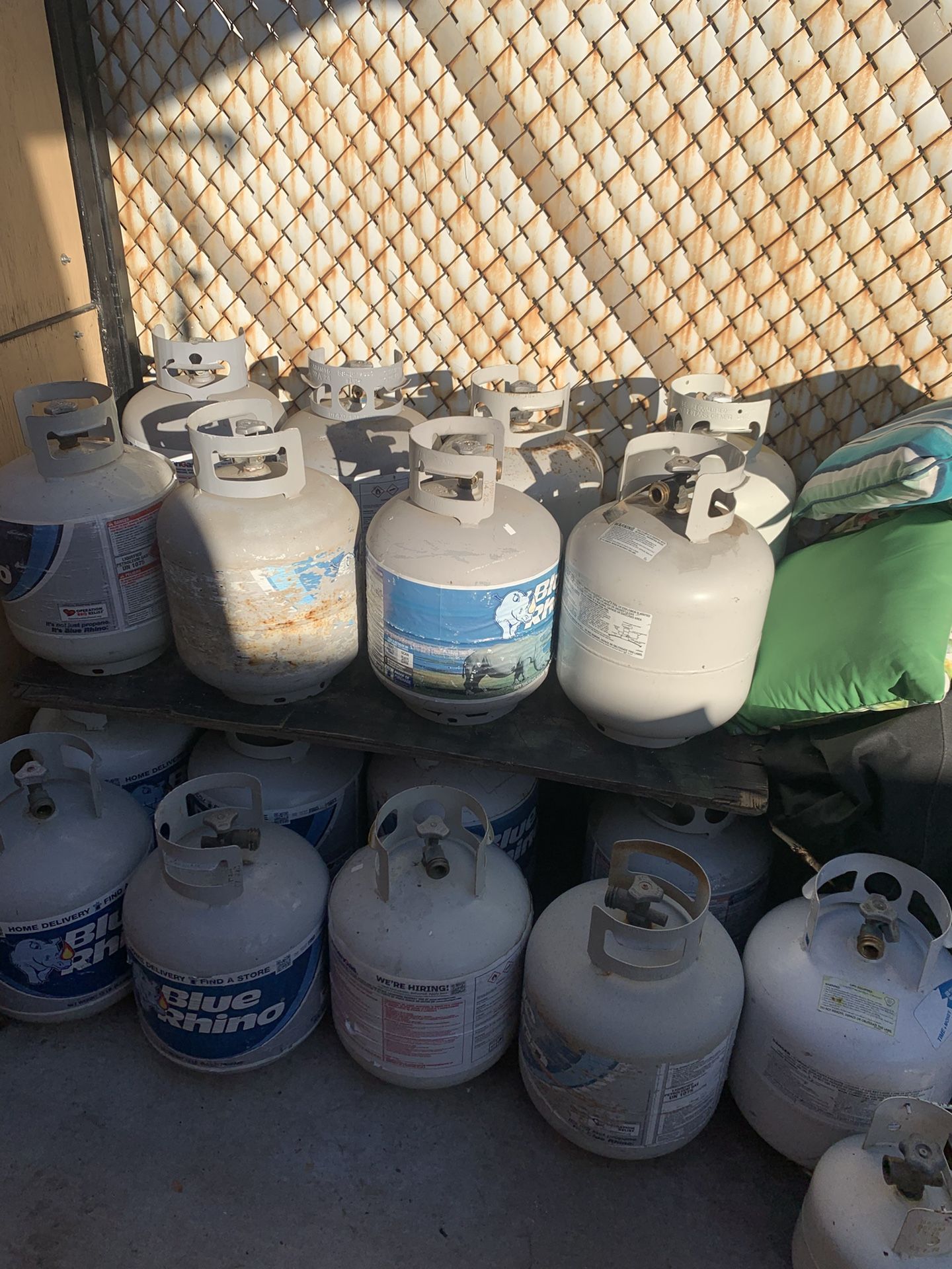 Propane Tanks Available Empty BBQ Fire Pits Grills