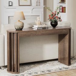 59" Console Table, Modern Accent Table Sofa Table